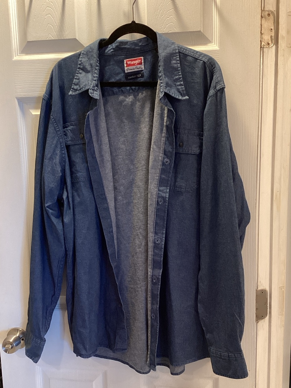 Wrangler Men's Dark Blue Denim Shirt Jacket